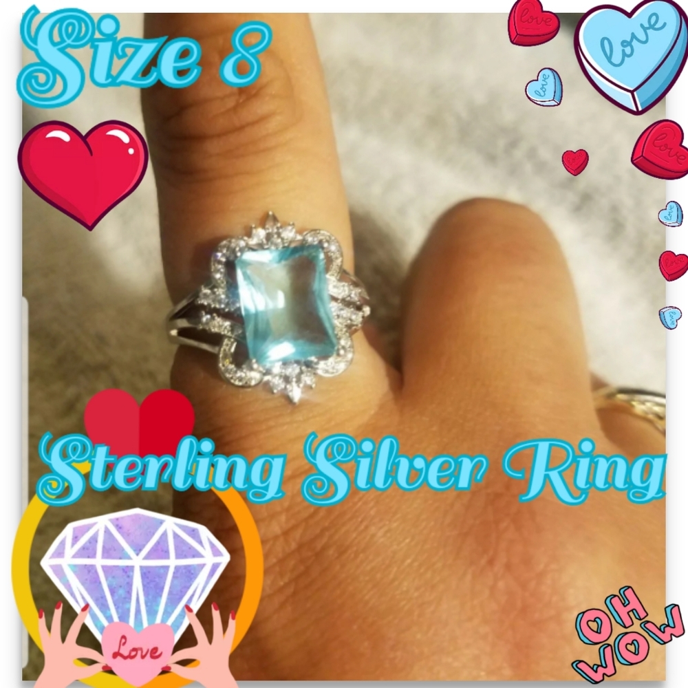 sterling silver ring size 8 NWOT